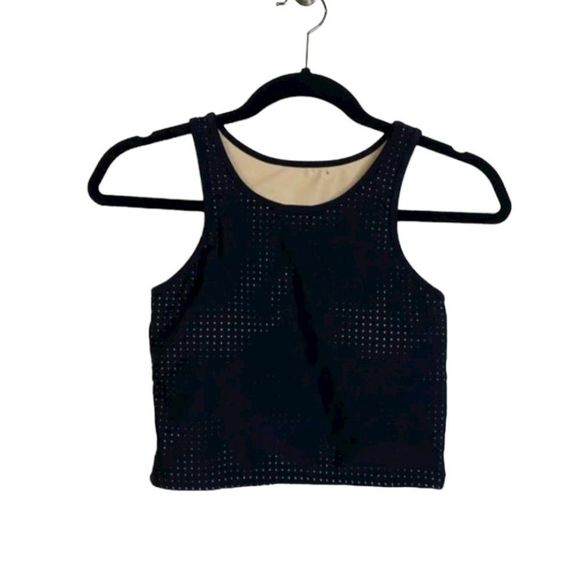 Fabletics Black Valentina Midi Bikini Top Size Small NWT - Picture 1 of 14